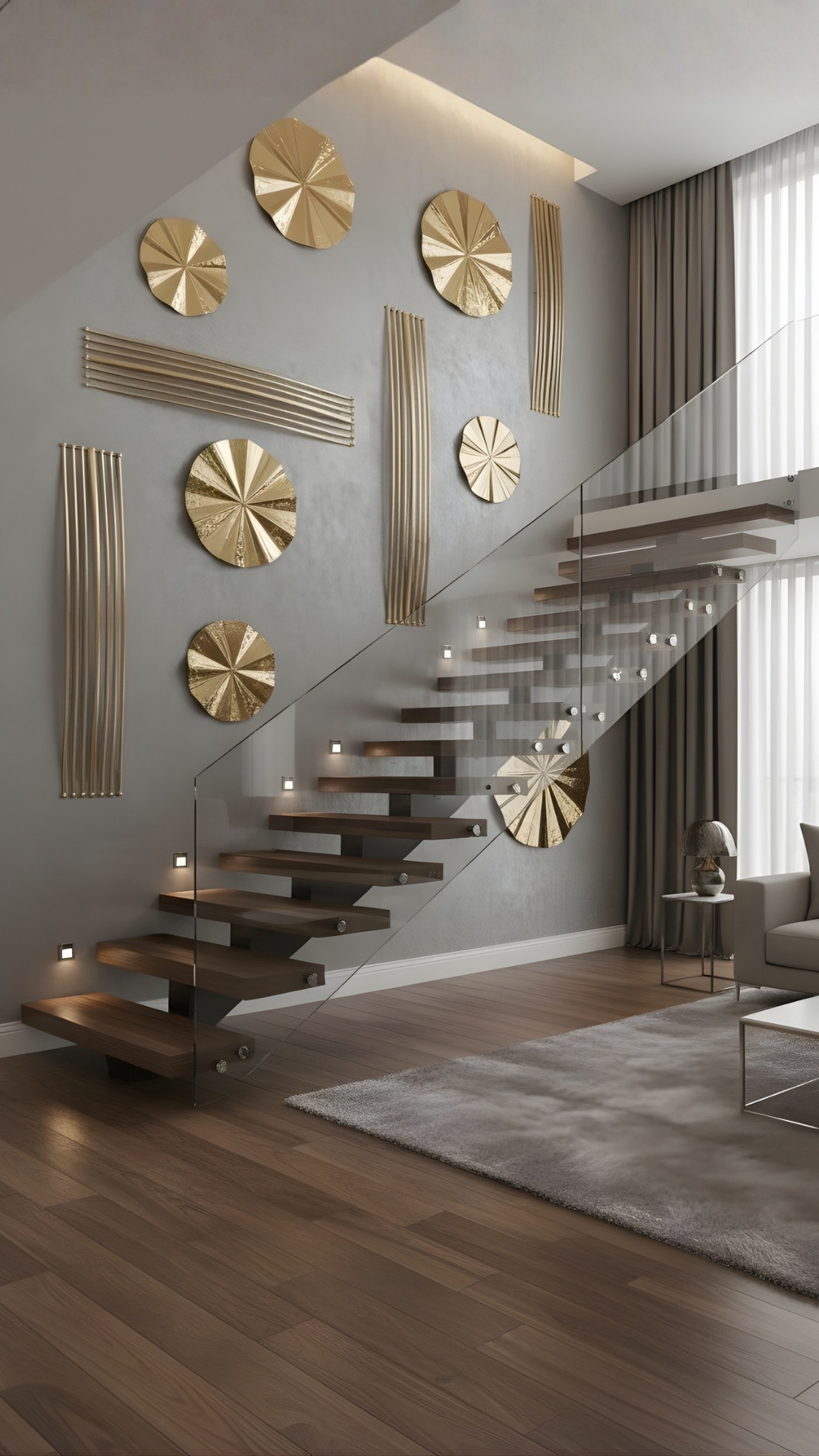 Designer Golden Frame Mirror